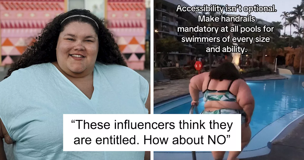 Plus-Size Activist Slams “Non-Inclusive” Pools After Calling Out Airline Staff Who Made Her Walk