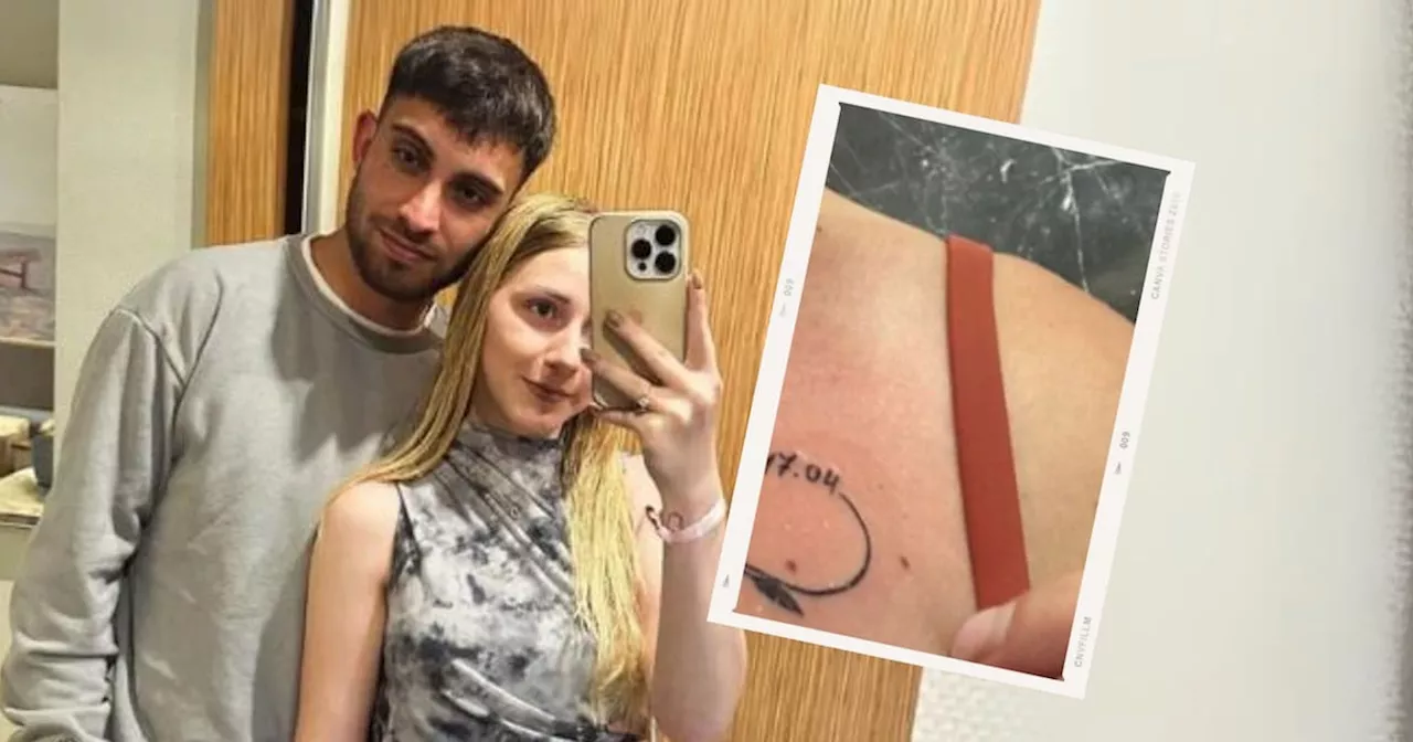 Loredana Wollny lässt sich Liebes-Tattoo auf die Brust stechen