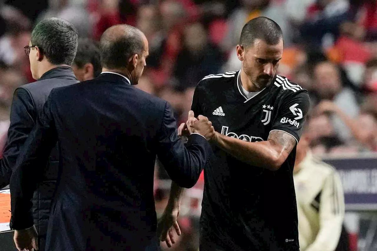 Bonucci a gamba tesa sull’addio alla Juventus: “Ha deciso Allegri, non si fa così”