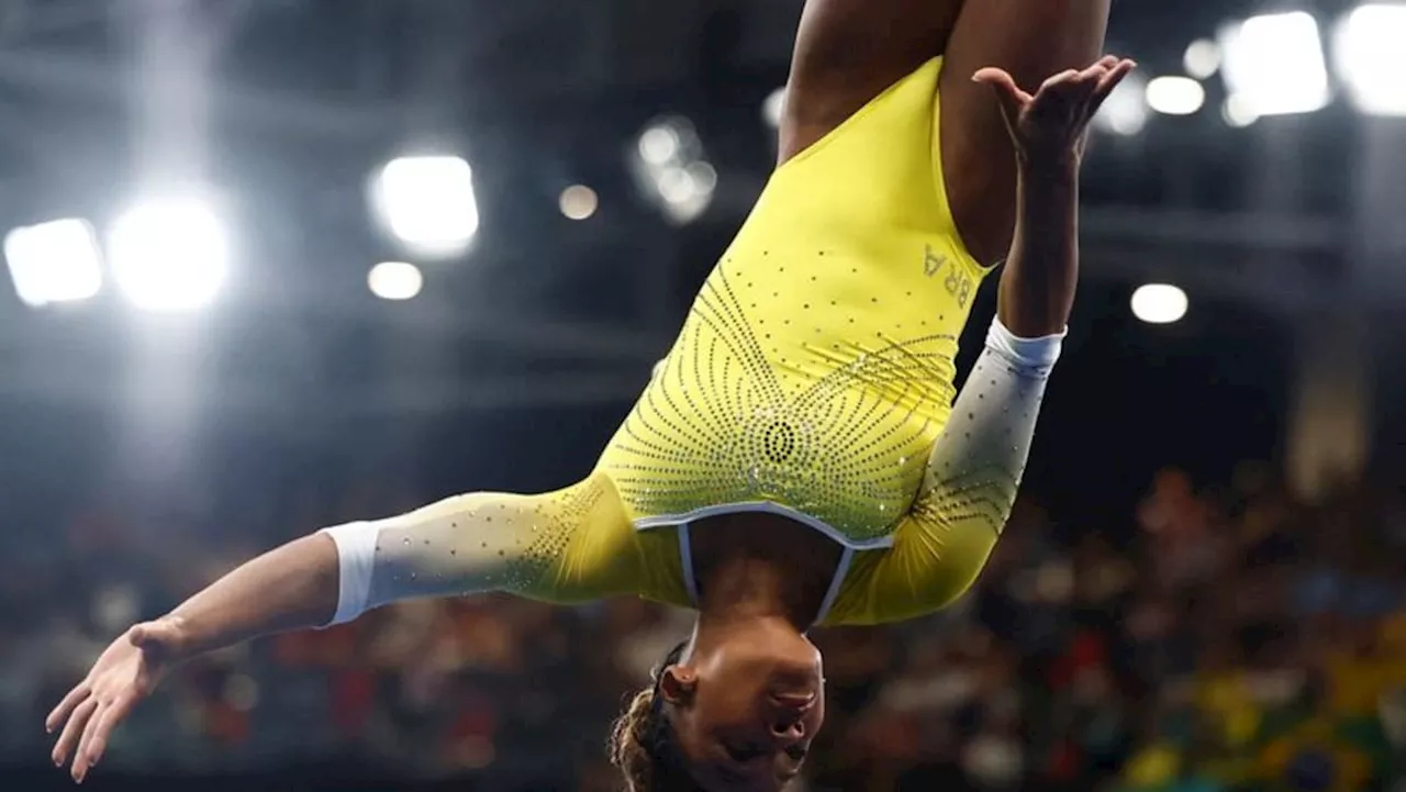 Brazil's Andrade dialling up Paris vault contest with Biles