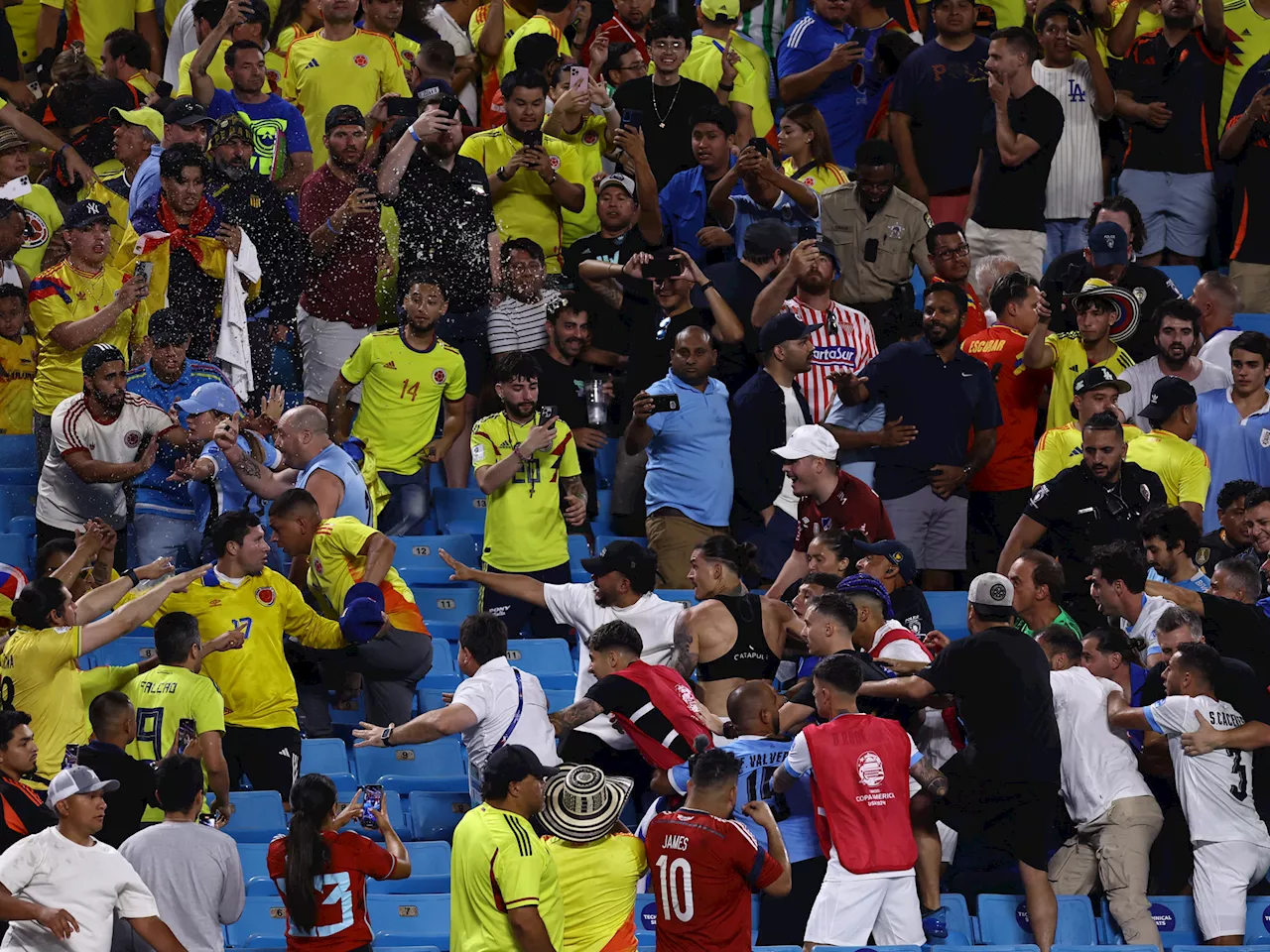 La reacción de Conmebol tras la batalla campal en el final de Colombia