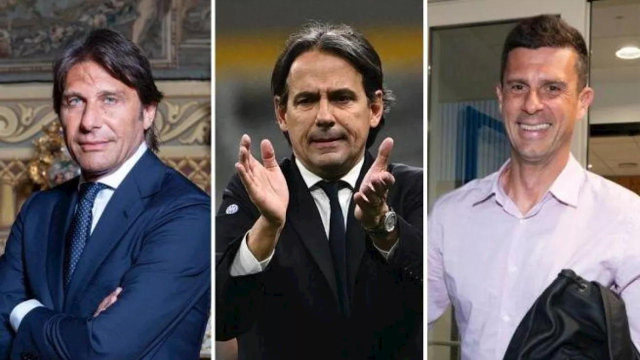 Conte, Inzaghi e Thiago Motta gli allenatori più pagati della serie A. La classifica completa