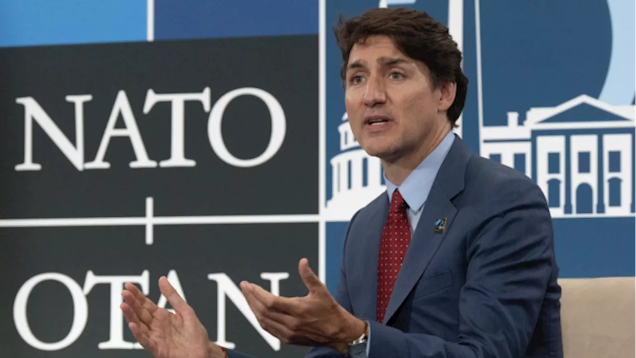 Justin Trudeau says Canada will hit NATO defence spending target in 2032