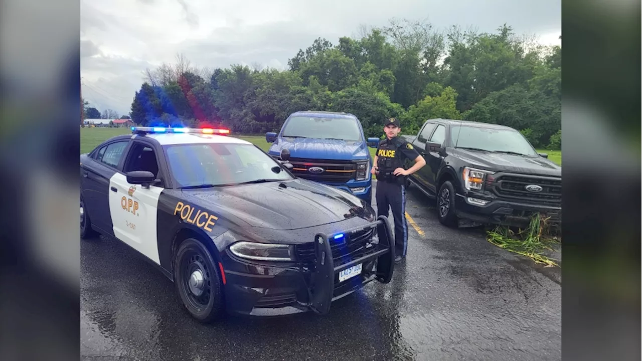 4 teens facing charges after OPP recover stolen vehicles on Hwy. 401 in eastern Ontario