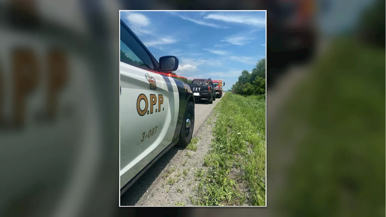 Suspended eastern Ontario driver stopped on Hwy. 401 after failing to move over for emergency vehicle