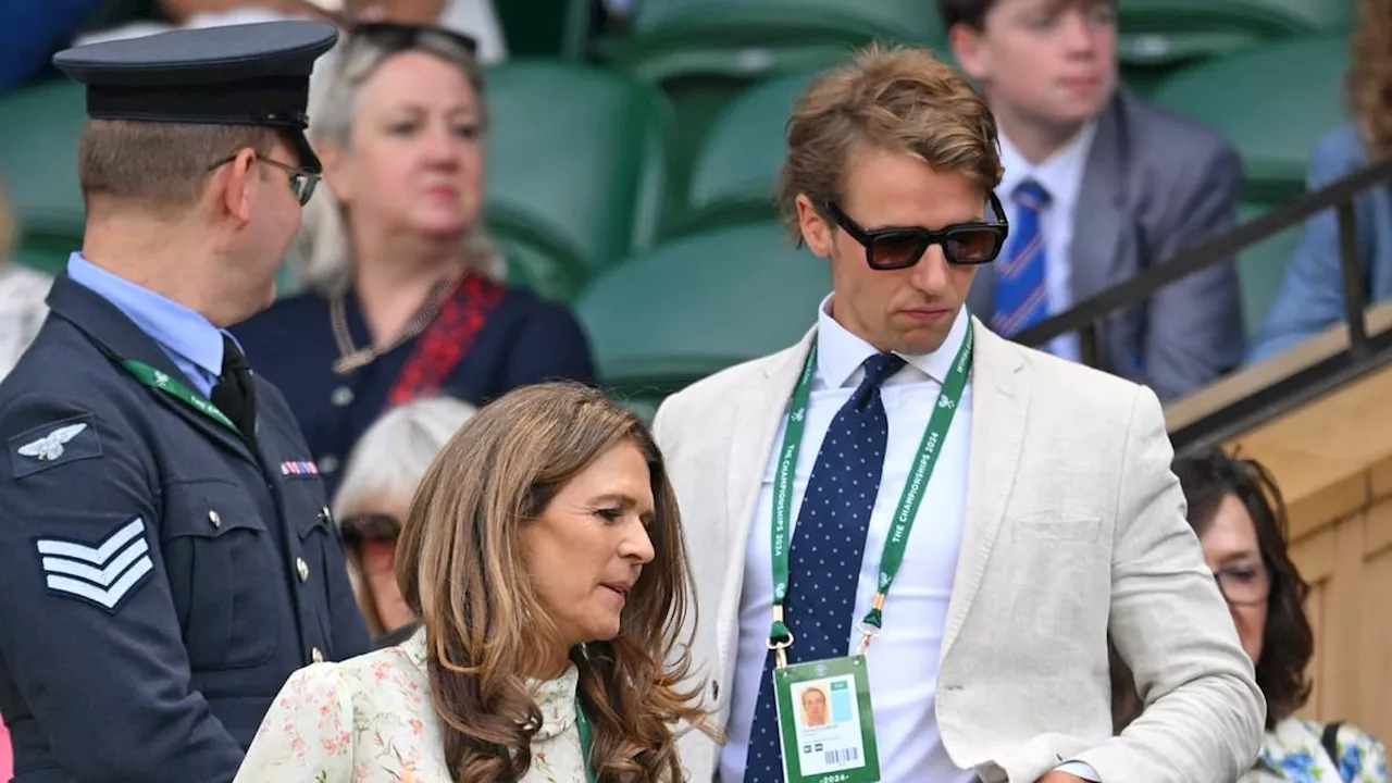 Annabel Croft is joined by dashing son Charlie as she visits Centre Court for Wimbledon women's...