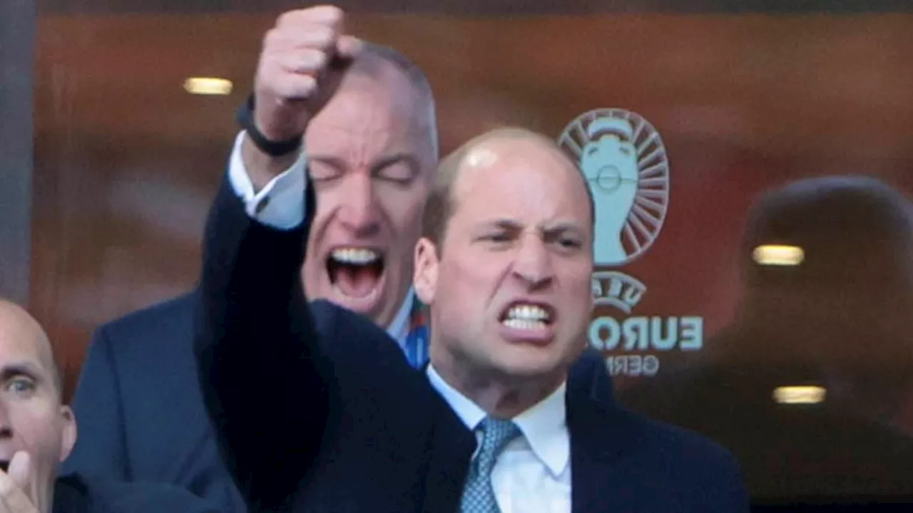 Prince William apologies for his loss of voice after shouting himself hoarse during England's...