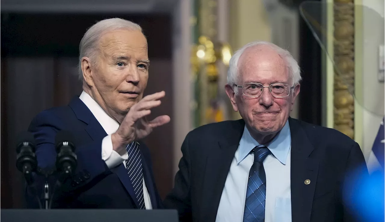 Bernie Sanders sticks with Biden as progressives start to bail