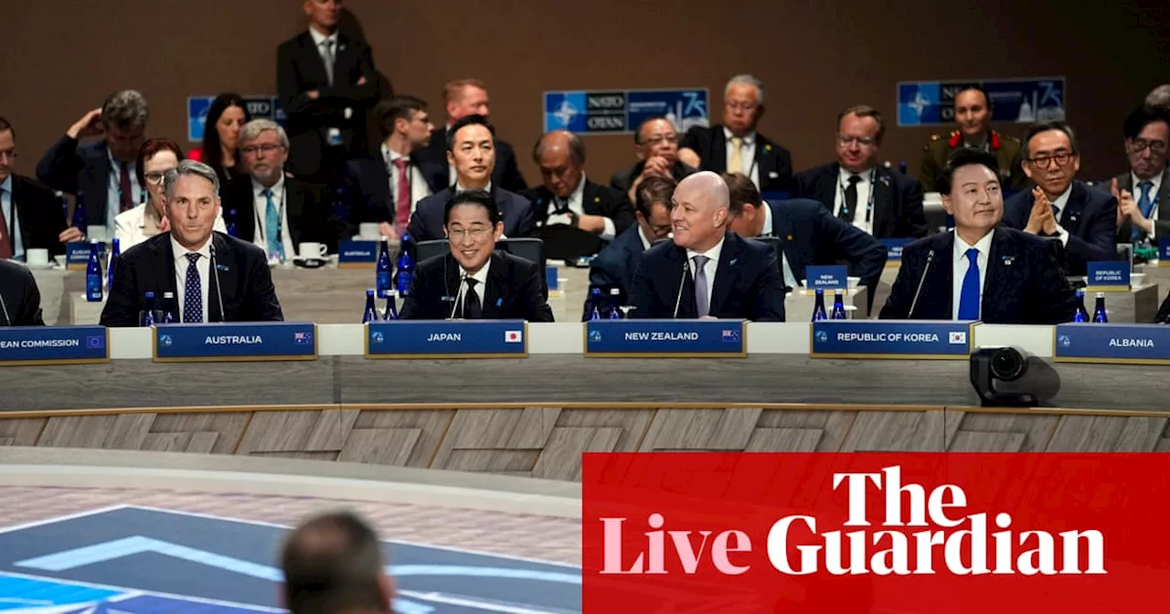 Australia news live: Marles pledges $250m in military aid for Ukraine at Nato summit; Victoria brings forward pokies venue curfew