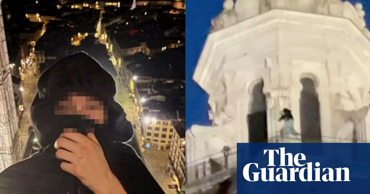 Intruder climbs up to dome of Florence cathedral overnight for selfie