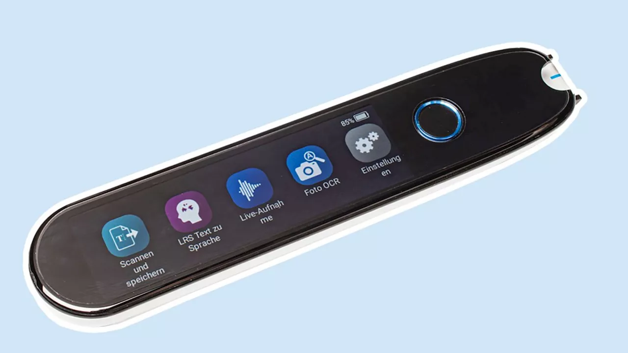 Vorlesestift: Handscanner mit OCR und Sprachausgabe im Test