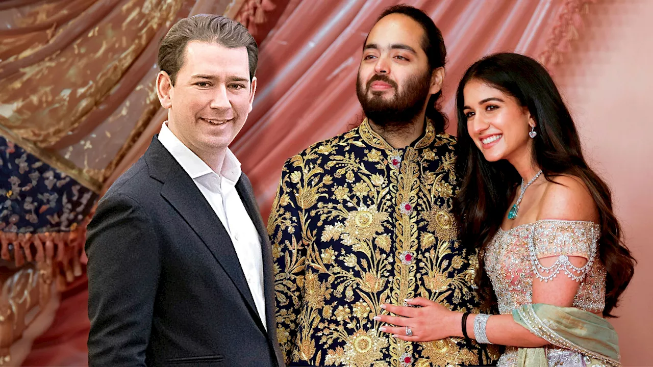 Ex-Kanzler Kurz bei Superreichen-Hochzeit in Indien