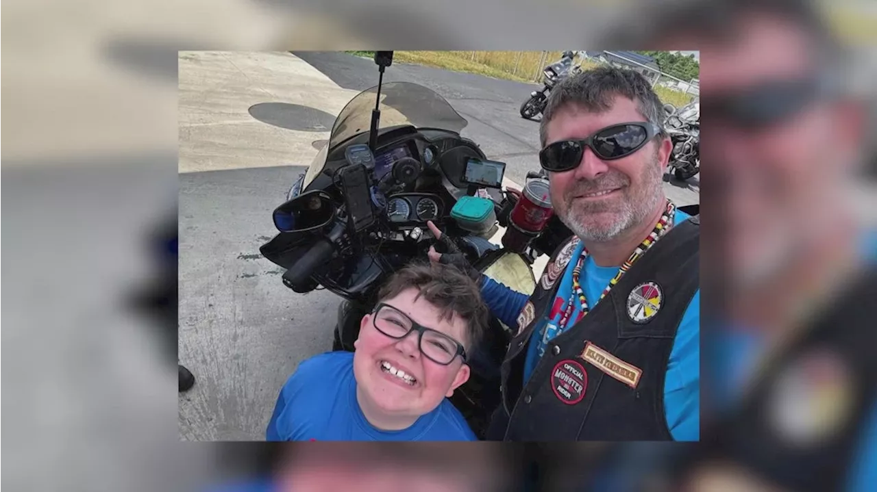 New Braunfels 9-year-old with Duchenne muscular dystrophy journeys across the country on a motorcycle