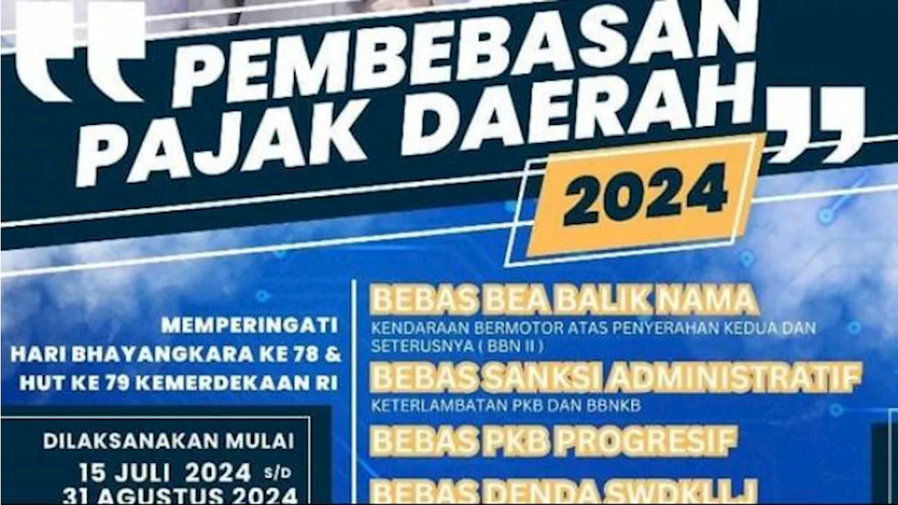 Cara Ikut Pemutihan Pajak Kendaraan Bermotor Jawa Timur Juli 2024, Catat Jadwalnya