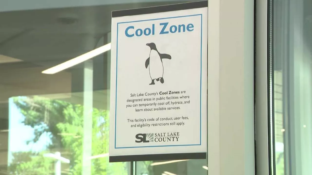 'Cool zones' available across Salt Lake County offer relief from the heat