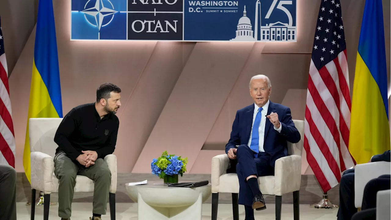 Biden announces new security systems package for Ukraine as Zelenskyy drums up support