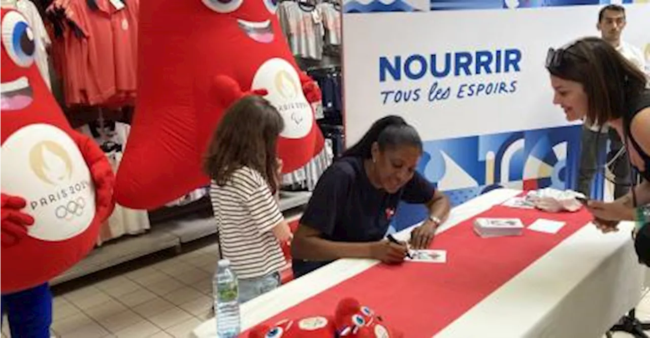 Marie-José Pérec est venue à la rencontre du peuple marseillais