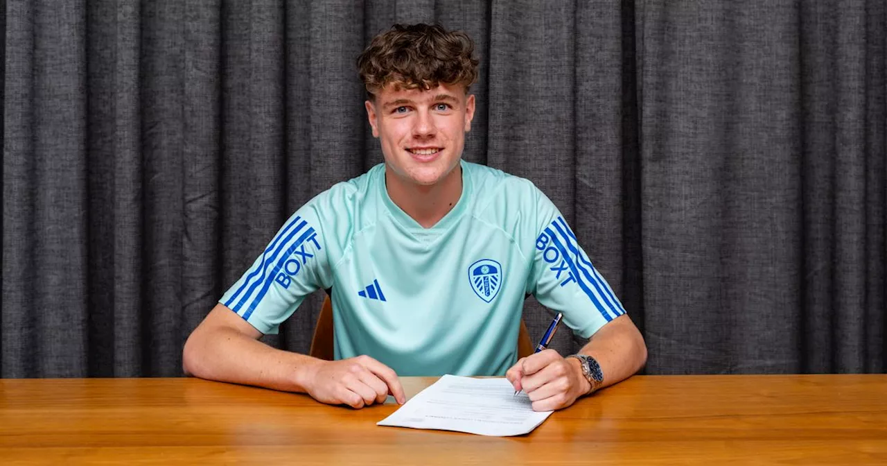 Rhys Chadwick commits his future to Leeds United with two-year deal