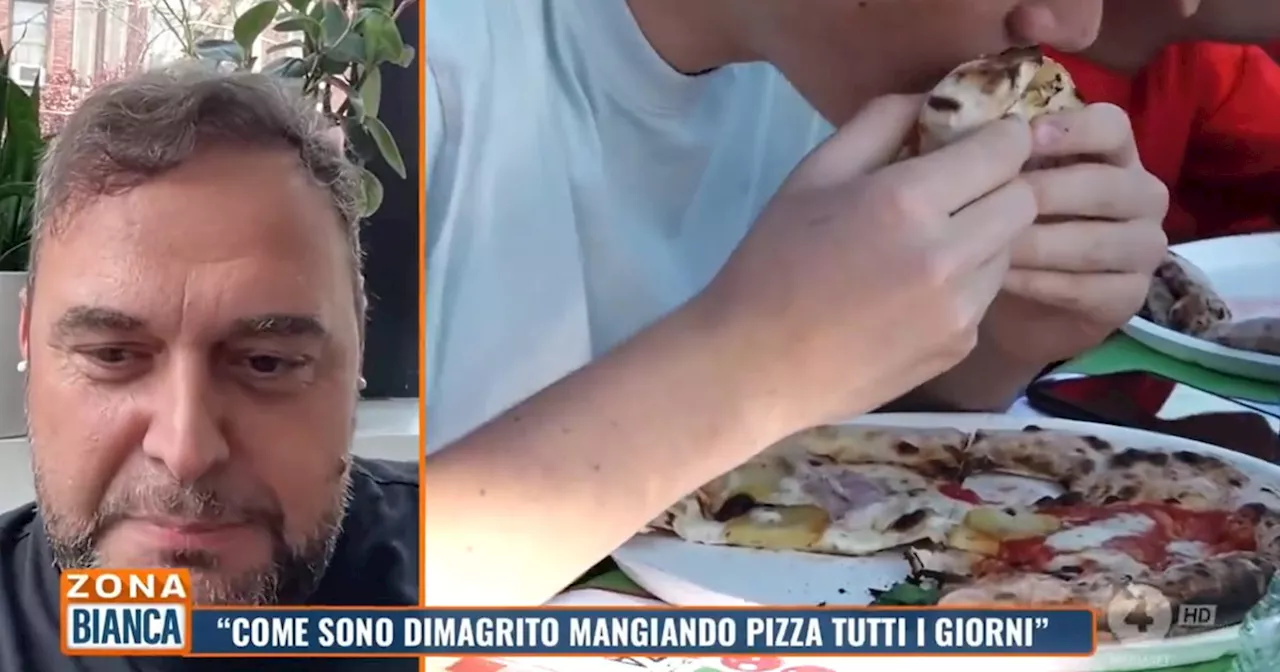 Zona Bianca, Pasquale Cozzolino: &#034;Come ho perso 70 kg mangiando pizza tutti i giorni&#034;: