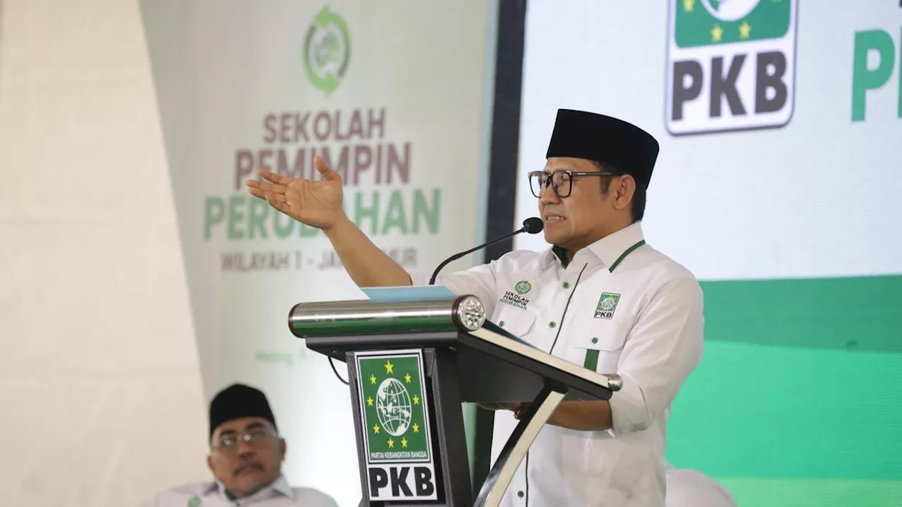 Buka Sekolah Pemimpin Perubahan, Cak Imin Singgung soal Disrupsi Politik