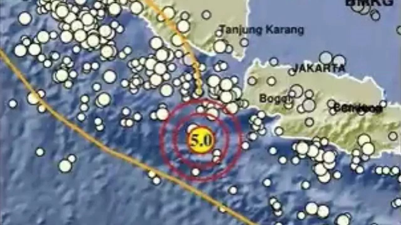 Gempa Magnitudo 5,0 Guncang Sumur Banten Jumat Pagi 12 Juli 2024