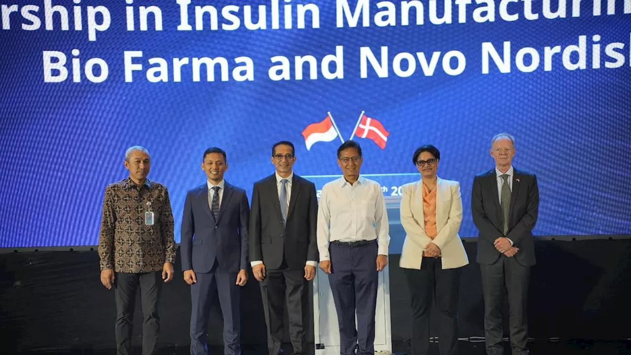 Perusahaan Asal Denmark Novo Nordisk Gandeng Bio Farma untuk Produksi Obat Diabetes di Indonesia