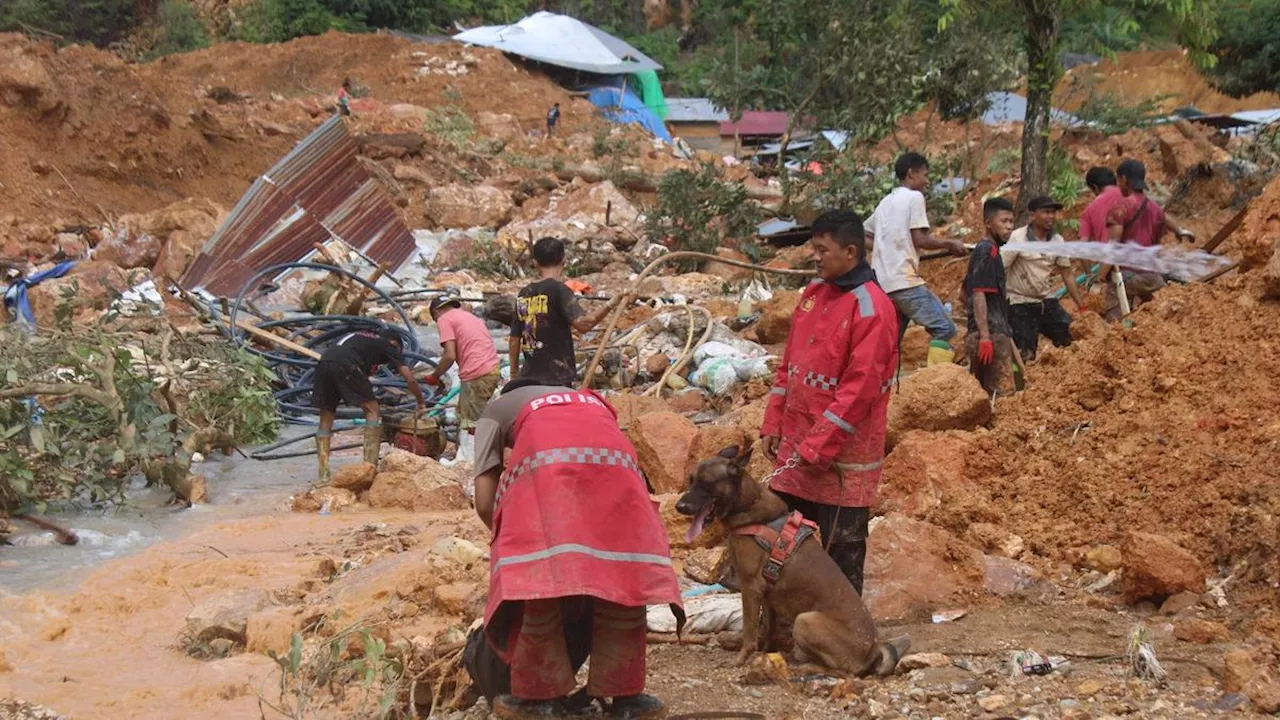 Polda Gorontalo Turunkan Tim Merah Evakuasi Korban Longsor Tambang Suwawa