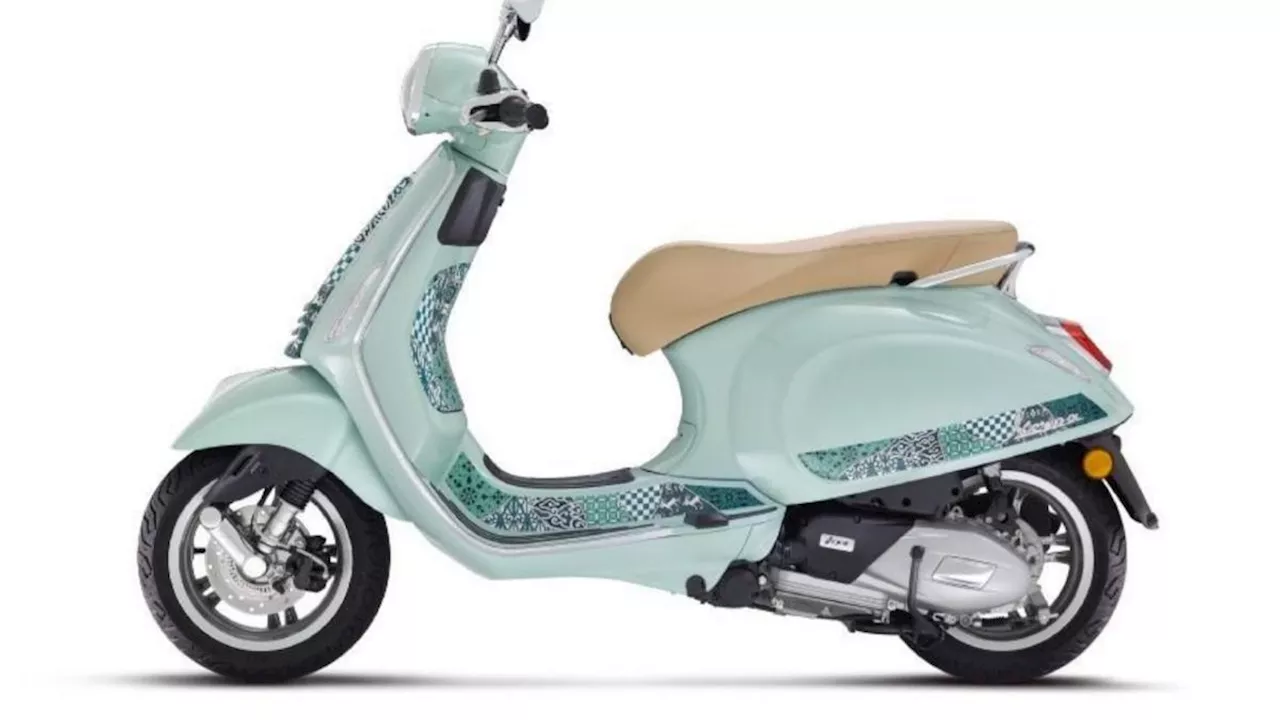 Vespa Batik Berbasis Primavera Jadi Model Global, Nuansa Indonesia Terasa Kental