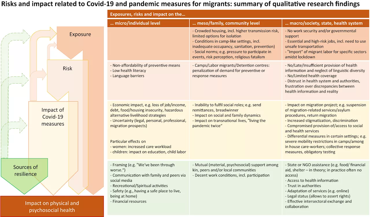 Extensive analysis finds migrants at higher risk for COVID-19 globally