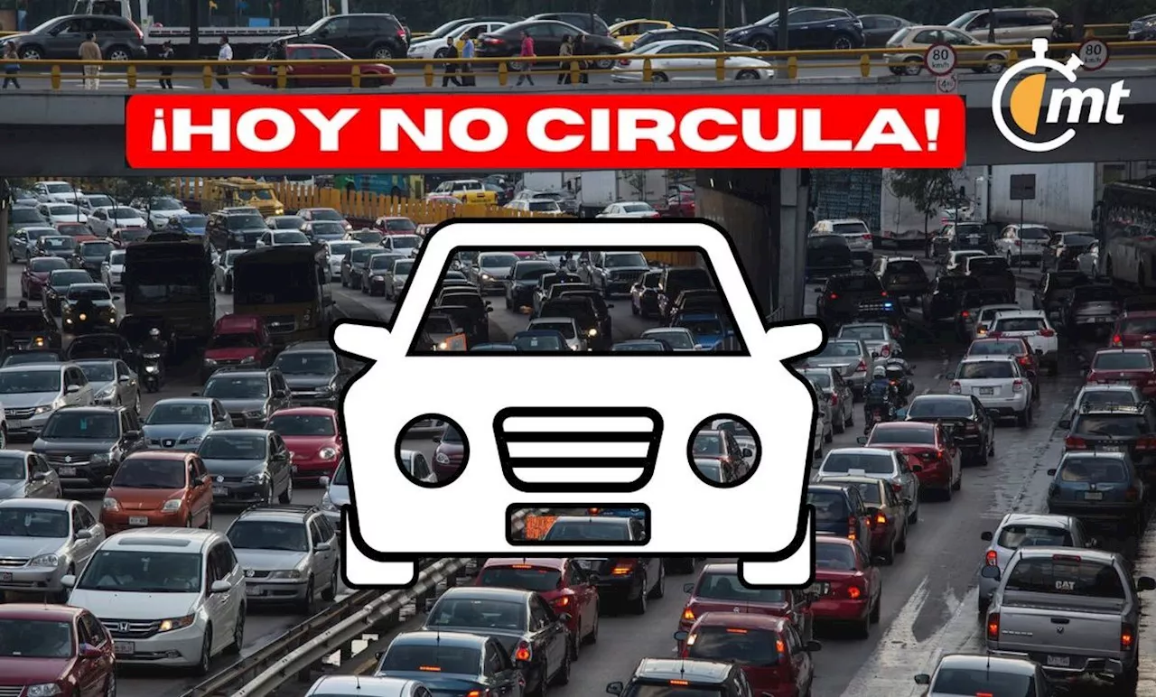 Hoy No Circula; qué autos deben descansar este jueves 11 de julio en CDMX y Edomex