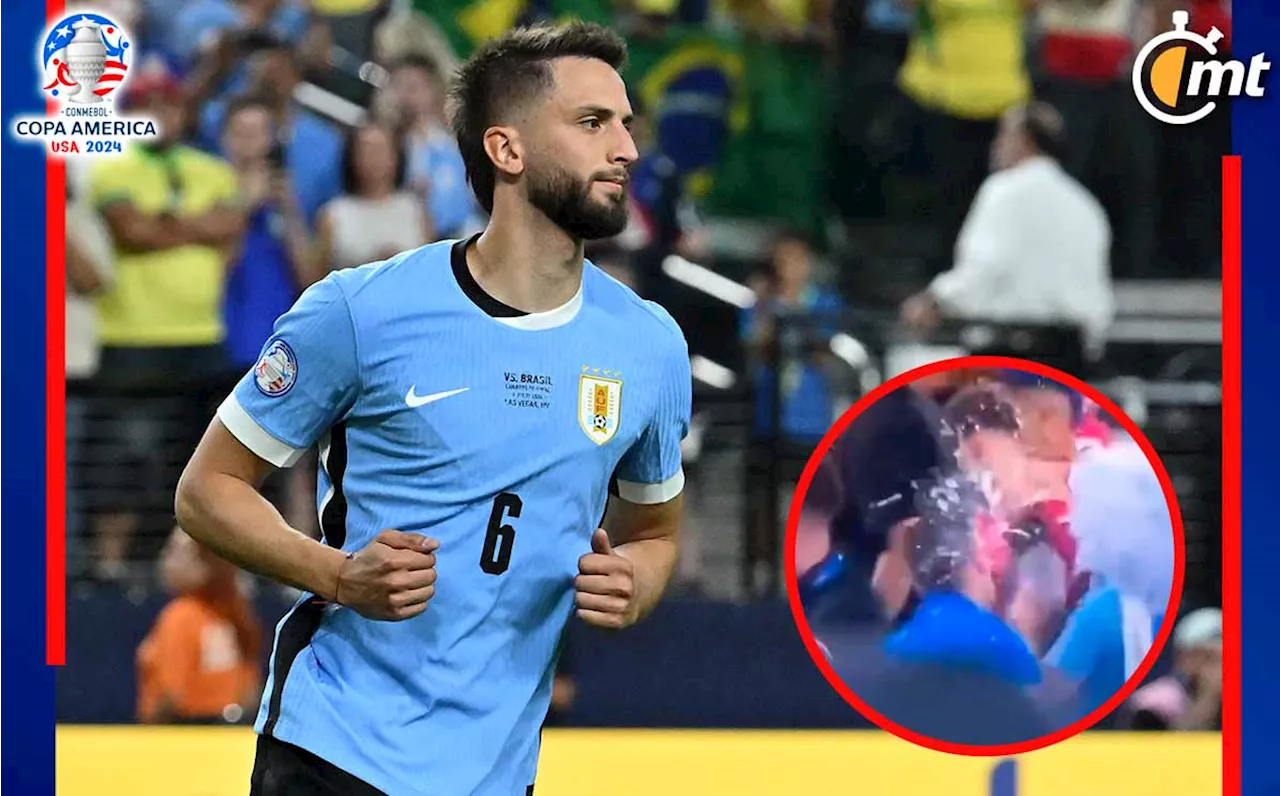 Rodrigo Bentancur, señalado de lanzar objeto y lesionar a preparador físico de Uruguay