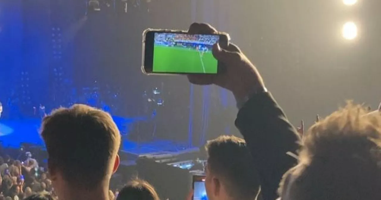 England fans spark anger by Euros game during Kings of Leon gig at Co-op Live