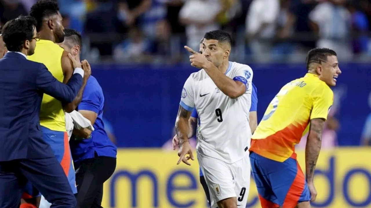 Luis Suárez reveló cómo empezó la pelea entre Uruguay y Colombia: el papel de Miguel Borja