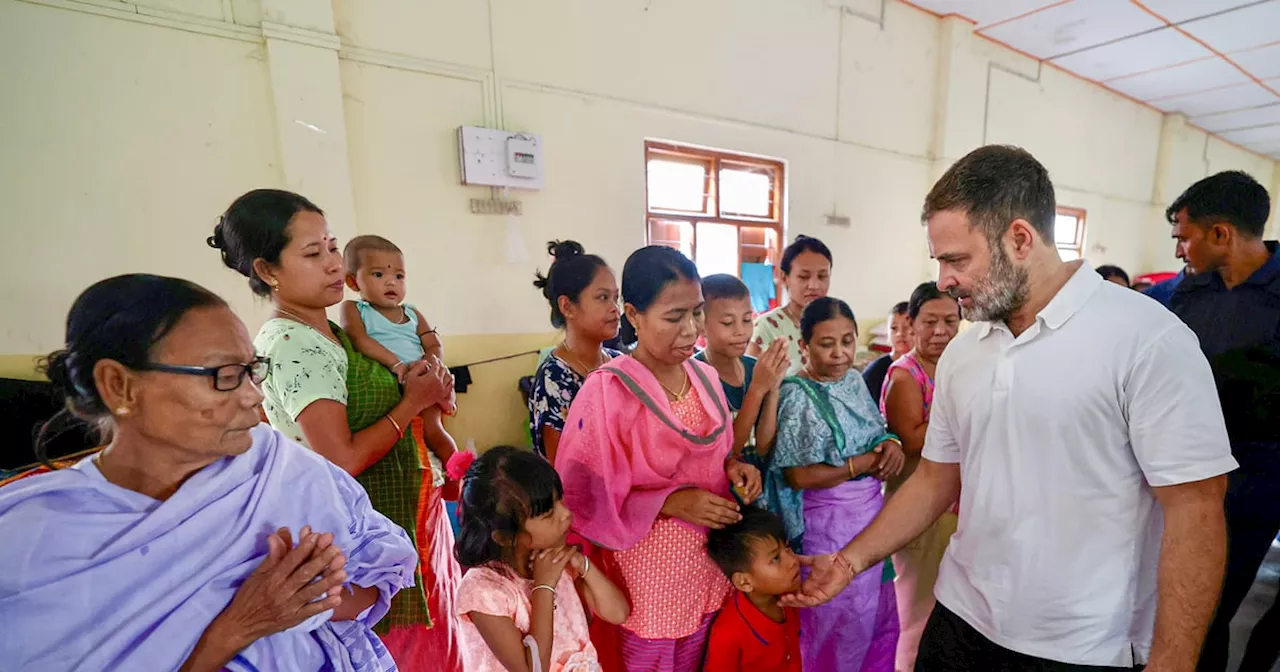 राहुल गांधी बोले- मणिपुर आज भी बंटा हुआ है, PM मोदी राज्य का दौरा कर शांति की अपील करें