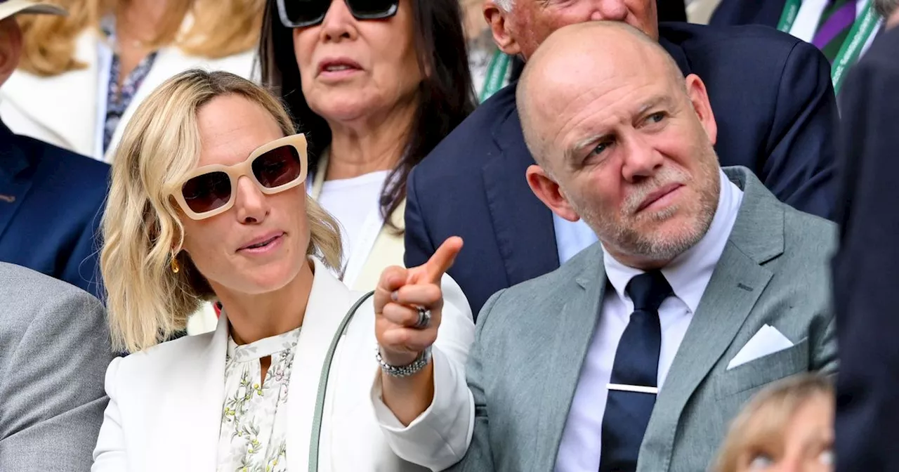 Zara and Mike Tindall swerve royal box at Wimbledon for family reason