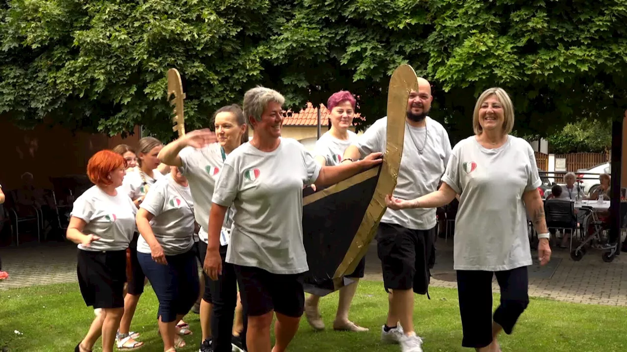 'Bella Italia' beim Sommerfest im Seniorenzentrum Schwechat