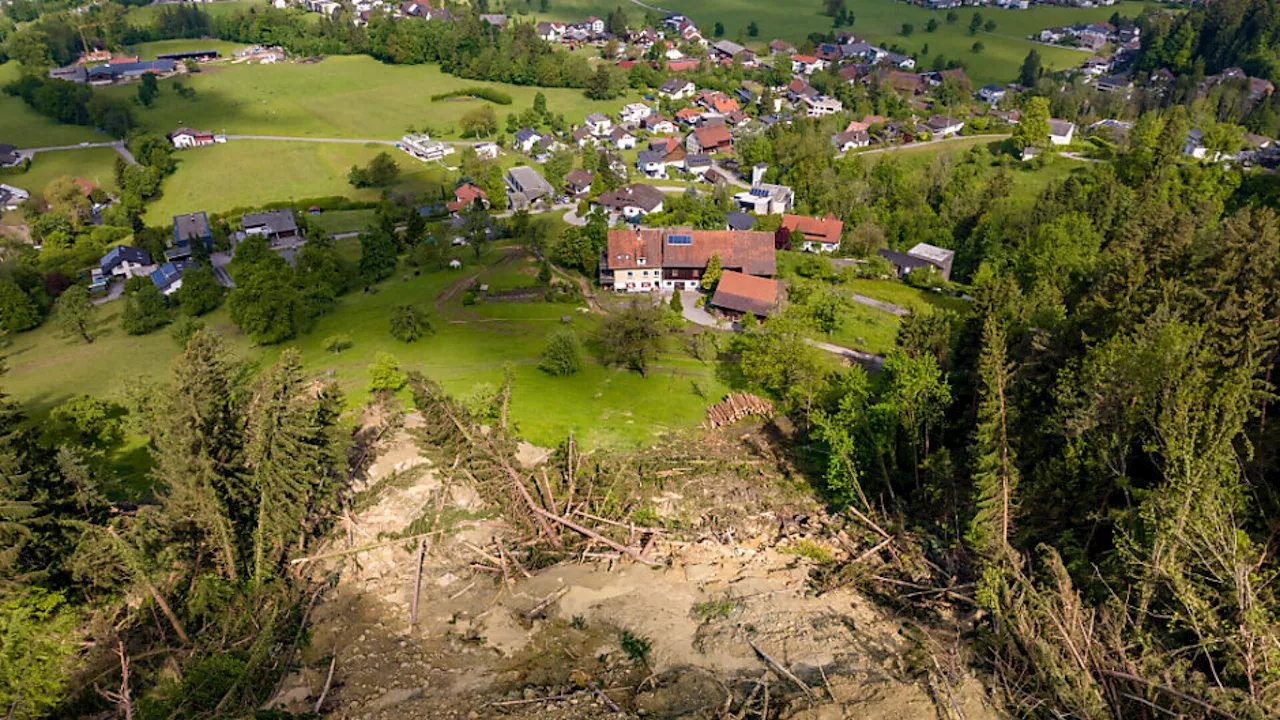 Flächen nach Hangrutsch in Vorarlberg nicht mehr bebaubar
