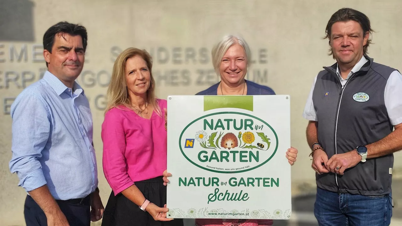 Korneuburger Sonderschule ist „Natur im Garten“-Schule