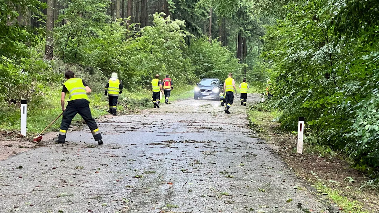 Unwetter verursachte Schäden im Bezirk Krems