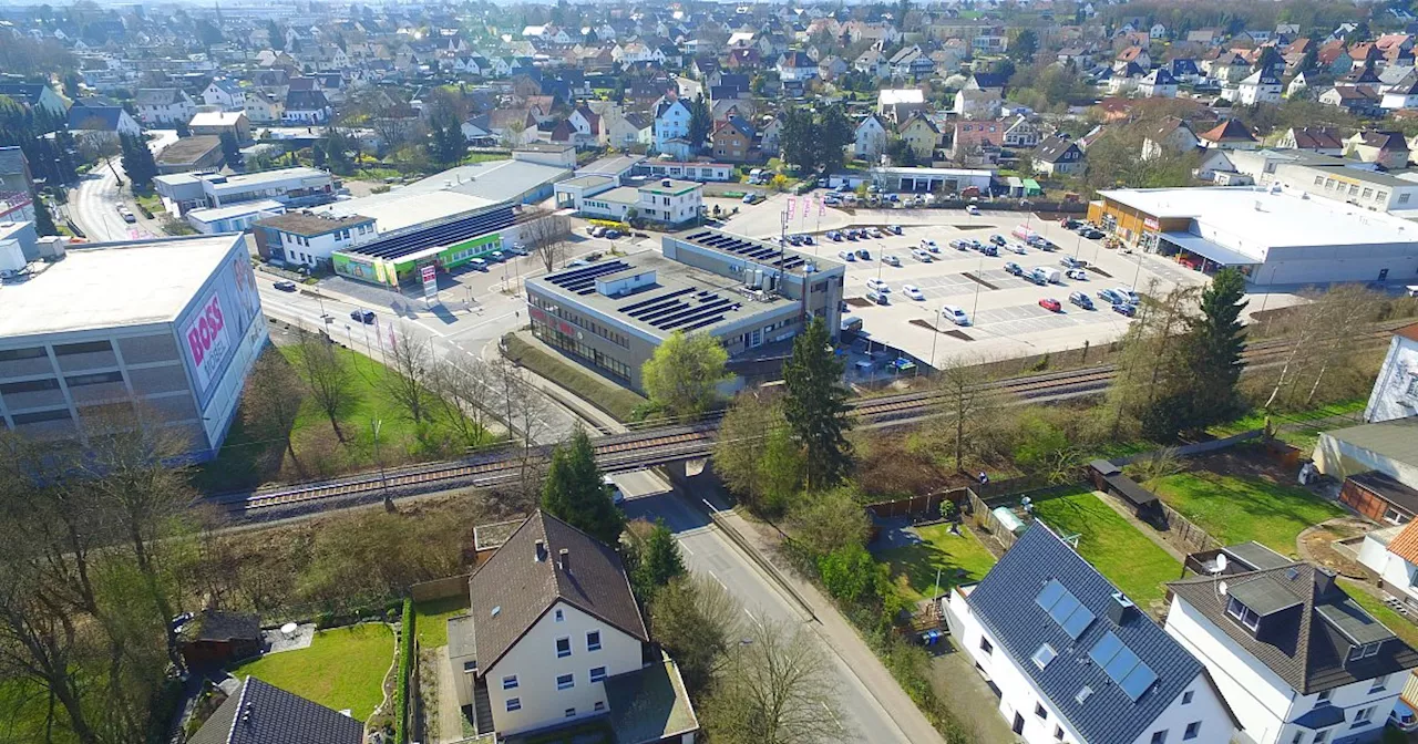 Gaußstraße in Herford nach starkem Regen voll gesperrt