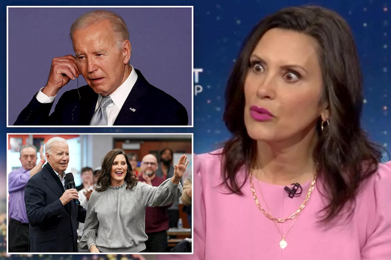 Gov. Gretchen Whitmer says it 'wouldn't hurt' for Biden to take cognitive assessment as prez denies need