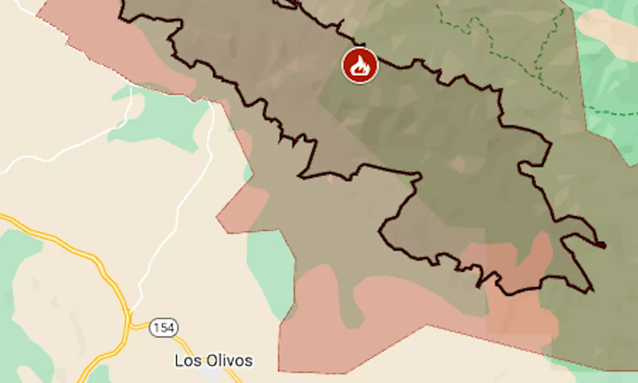 Map: Lake Fire evacuation zone expands in Santa Barbara County | United ...