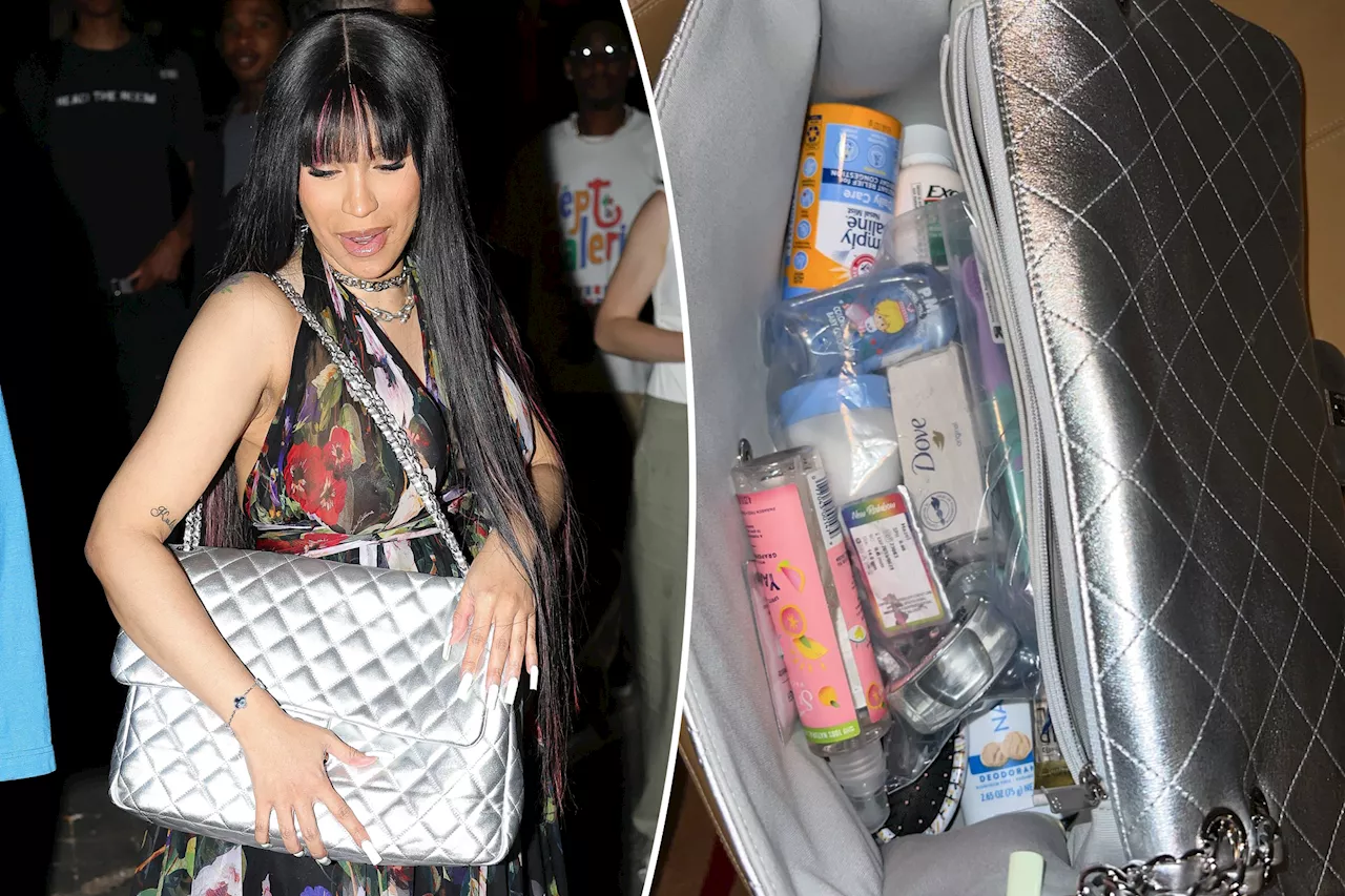 Cardi B reveals what's in her 'big ass' Chanel purse after Disneyland Paris trip with Offset and kids