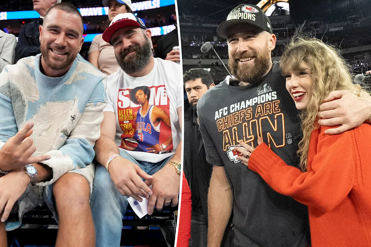 Jason Kelce says brother Travis is in 'a really good spot' amid Taylor Swift romance: 'I think that's evident'