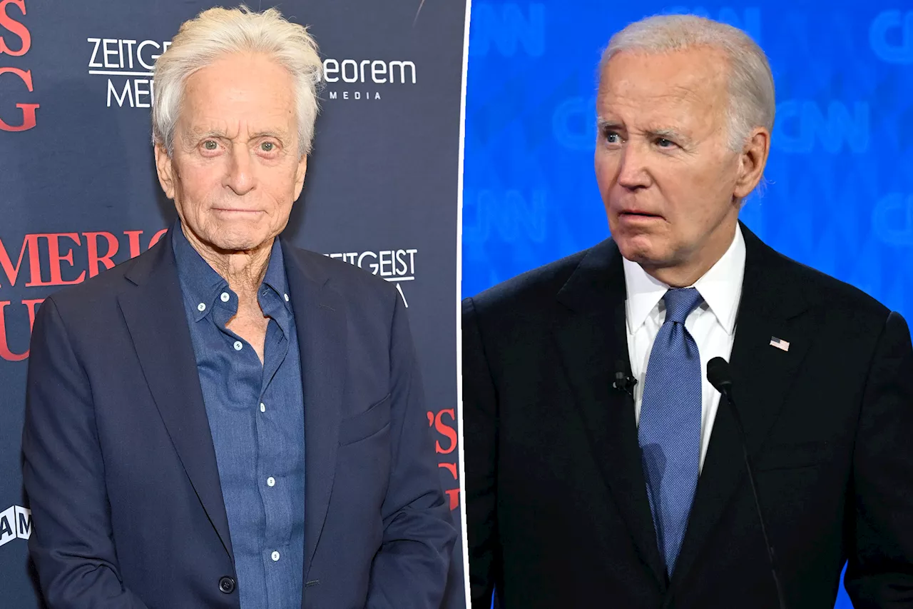  Michael Douglas admits it’s ‘heartbreaking’ to watch President Biden’s ‘self-destruction,’ urges Dems to ‘get it together’