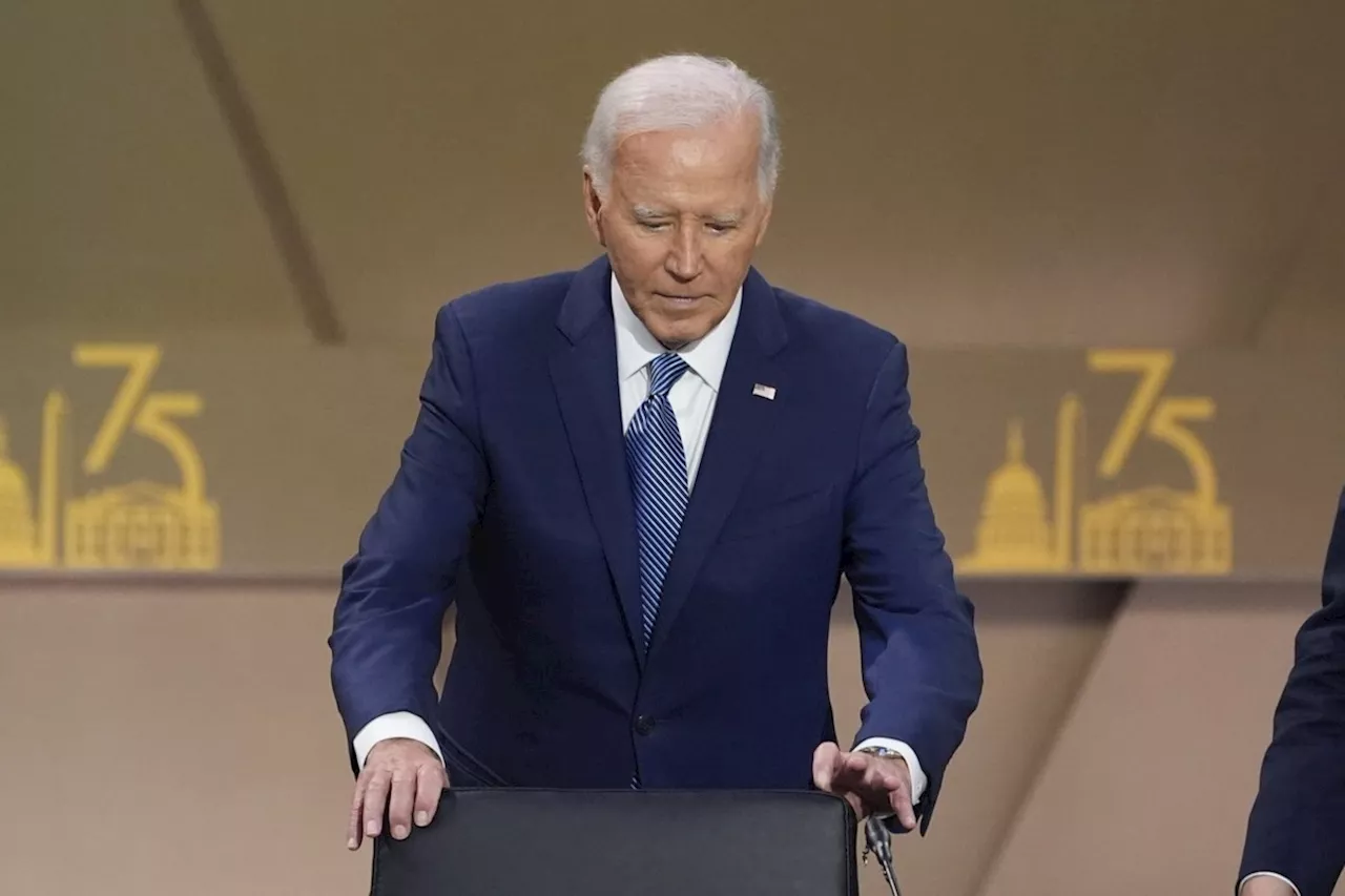 Biden's candidacy faces new peril, as first Senate Democrat says he should exit race