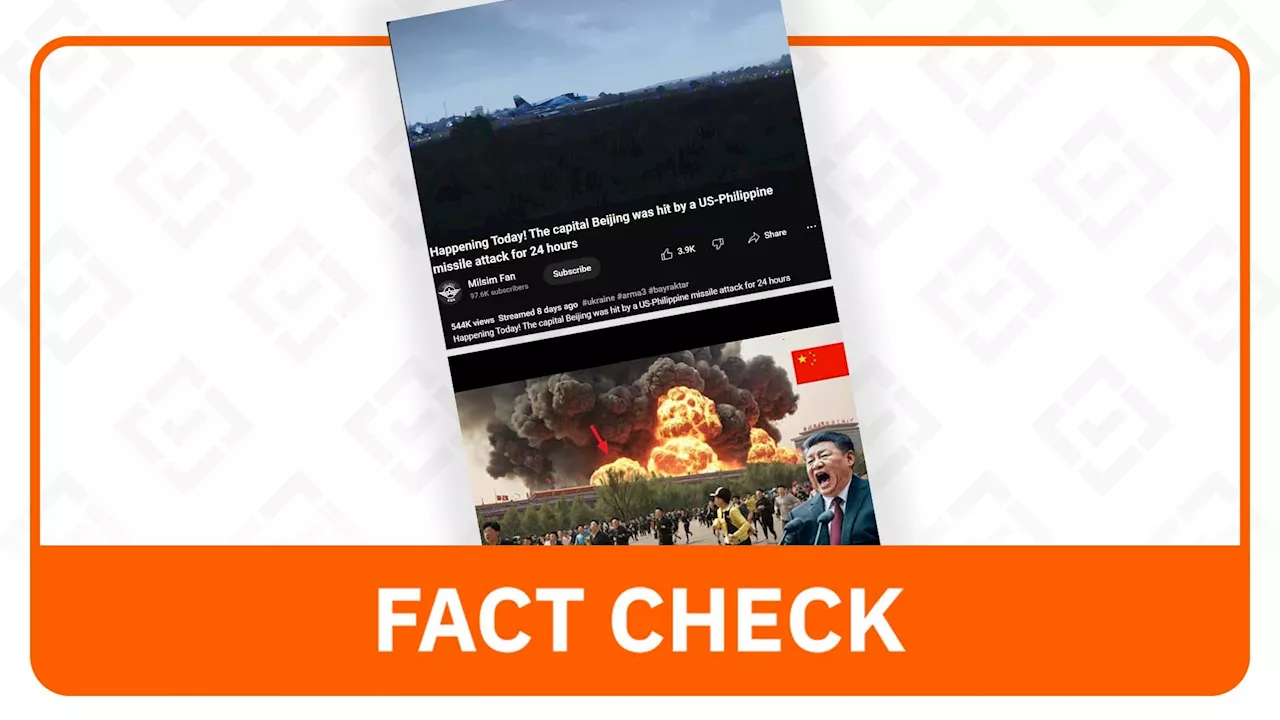 FACT CHECK: Video shows game simulation, not US, PH missile attack on China