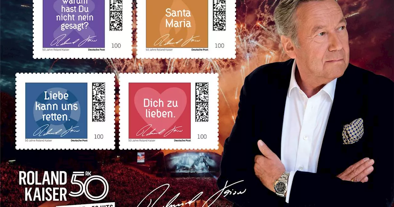 Schlagerstar Roland Kaiser bekommt eigene Briefmarken​