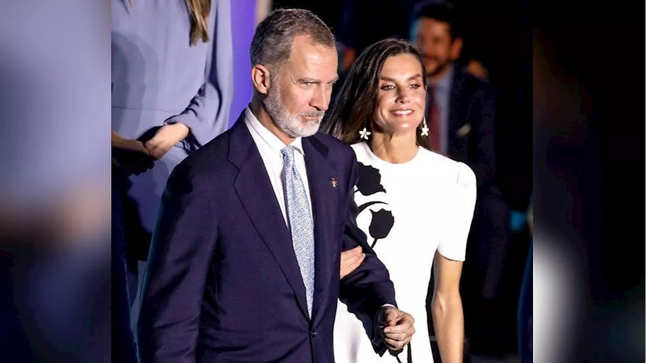 Königin Letizia und König Felipe lächeln Krisengerüchte weg