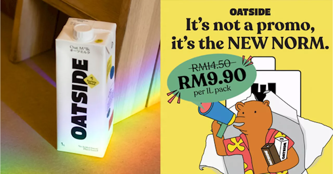 OATSIDE Is Reducing Prices For Its 1L Packs From RM14.50 To RM9.90